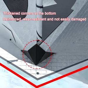 Foerstine Cube d'isolation étanche tente <span class=keywords><strong>de</strong></span> pêche sur glace d'hiver tente <span class=keywords><strong>de</strong></span> sauna portable avec trou <span class=keywords><strong>de</strong></span> cheminée 2-4 personnes tente d'hiver - Product Image 4