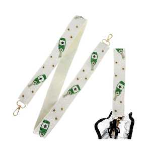 Luxury Customized Women's <b>Handbag</b> Purse Cute Ins Style Guitar with Detachable Seed Beaded Straps Directly From India - Product Image 2