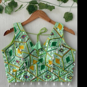 Latest Traditional Designer <b>Blouses</b> Ready to Wear with Embroidery Exclusive Bridal and Ethnic Party Wear Stylish <b>Readymade</b> - Product Image 1
