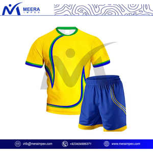 Ensemble d'uniformes de volleyball pour hommes Kit de short et maillot de sport à séchage rapide et respirant Fournisseur de gros pour l'entraînement professionnel - Product Image 4