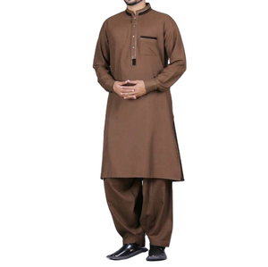 2024 High Quality <b>Men's</b> Casual Cotton <b>Shalwar</b> <b>Kameez</b> Sets-Quick Dry Wrinkle Free Adult Pakistani Suits - Product Image 3