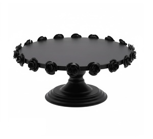 Support à gâteau en fer beige avec revêtement en poudre, design moderne, nouveau matériel hôtelier, support à pâtisserie en métal utilisé pour les desserts - Product Image 6