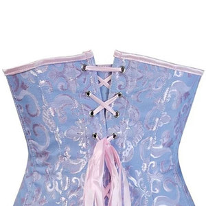 คอร์เซ็ทสำหรับผู้หญิงผ้าคอร์เซ็ทสีพื้นน้ำหนักเบาระบายอากาศได้ดีดีไซน์ตามสั่งได้ทุกขนาด - Product Image 4