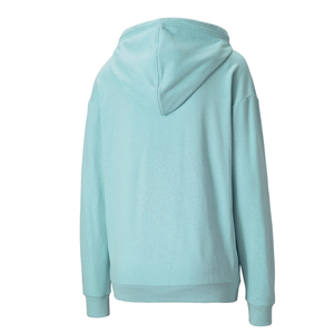 Soft 100% Cotton Fleece Fabric Embroidered Plain Dyed Comfortable Loose Fit Casual Streetwear Autumn Winter Long Sleeve Solid - Product Image 3