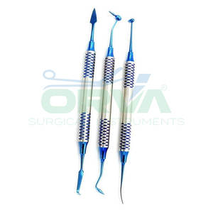 Juegos de instrumentos restauradores de acero inoxidable manuales de alta calidad a precio de venta al por mayor uso médico dental 3 años de garantía para la venta - Product Image 3