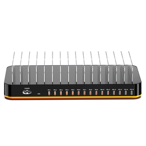 <span class=keywords><strong>Chargeur</strong></span> de bureau <span class=keywords><strong>multi</strong></span>-<span class=keywords><strong>USB</strong></span> 360W 15 ports PD3.0 <span class=keywords><strong>USB</strong></span> <span class=keywords><strong>C</strong></span> Station de charge <span class=keywords><strong>rapide</strong></span> Support de téléphone avec entrée 5V/2A pour téléphones mobiles Ordinateur portable - Product Image 6