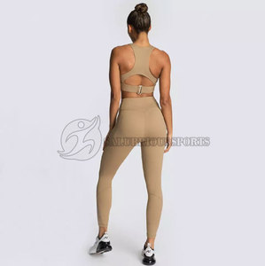 Más tamaño de las mujeres de entrenamiento multicolor Fitness Yoga Sets Precio de fábrica Sujetador ajustable Legging Yoga Sets - Product Image 5