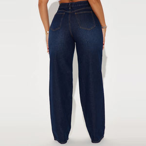 Nouveau design 2026 : Créez vos propres jeans légers pour femme – Vente flash, coupe slim, en denim, service OEM disponible - Product Image 2