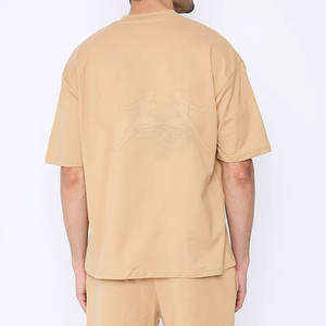 Vente chaude T-shirt surdimensionné Vente en ligne Hommes T-shirt de haute qualité Chemise fabriquée en usine T-shirts surdimensionnés en coton - Product Image 4