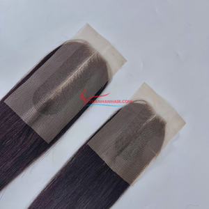 VENTA FLASH Cabello con cierre de encaje 100% Cabello humano vietnamita crudo sin procesar Extensiones de cabello de alta calidad - Product Image 4