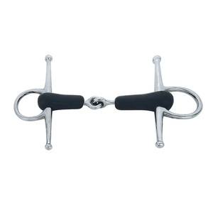 2025 brocas de caballo articuladas individuales con broca de mejilla completa duradera rodillo de cobre equipo ecuestre equino - Product Image 1
