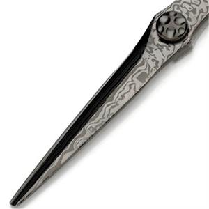 Ciseaux de barbier professionnels à lames affûtées en acier inoxydable, coupe de cheveux précise et fluide, outil de coiffure de salon, respectueux de l'environnement - Product Image 5