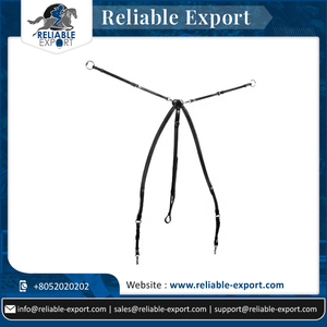 Coraza ecuestre cómoda Martingale de cuero de la mejor calidad para producto premium de caballo - Product Image 3