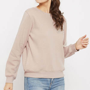 Sweat ras du cou à double tricot pour femme-Confortable et élégant, pour une tenue décontractée quotidienne et des activités de plein air - Product Image 5