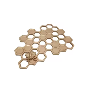 New Modern Finished Metal Trivet Tabletop <b>Plate</b> Stand New Casting Wholesale Price Stylish <b>Mats</b> & Pads Decor - Product Image 5