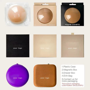Großhandel Lieferung dünn solide komfortable wasserdichte Nippelbedeckung subtile Abdeckung tägliche Verwendung Nippelkuchen - Product Image 6