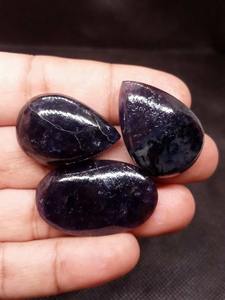 Pierre précieuse en vrac d'iolite violette bleue naturelle à forte demande pour les cristaux de guérison de bijoux personnalisés disponibles meilleur prix modèle UDGEMS - Product Image 3