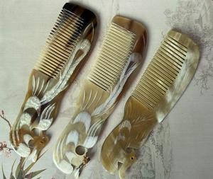 Peigne à cheveux confortable en corne de buffle naturelle, produit artisanal du grossiste vietnamien - Product Image 4