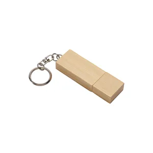 Chiavetta USB in Legno Personalizzata da 4GB per Uso Promozionale - Product Image 1