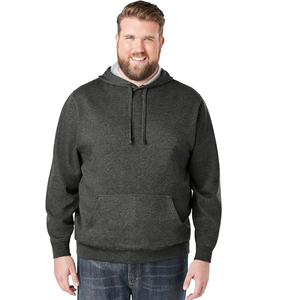 เสื้อฮู้ดสวมหัวสำหรับผู้ชายทุกเพศเสื้อกันหนาวผ้าฝ้ายสีพื้นสำหรับ100% มีโลโก้ตามสั่งเสื้อผ้าแนวสตรีทแบบปักลายดิจิตัล - Product Image 1