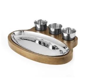 Bandeja de madera decorativa personalizada para servir alimentos, superventas, plato de madera de mango, plato de servicio resistente y duradero, venta al por mayor a bajo precio - Product Image 1