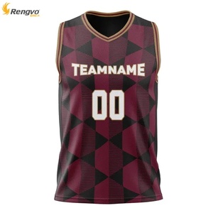 เสื้อบาสเก็ตบอลสำหรับเยาวชนเสื้อบาสเก็ตบอลออกแบบได้ตามต้องการ - Product Image 2