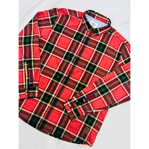 Camisas Casuales de Verano para Hombre de Alto Rendimiento, Corte Ajustado, Resistentes al Sudor, Antiarrugas, a Rayas, Ecológicas, Transpirables, de Franela - Product Image 1