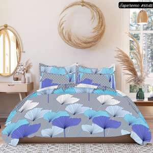 Draps de lit 100% faits sur commande dans diverses tailles dans des conceptions géométriques dans des couleurs pastel et lumineuses pour la maison et les hôtels et pour la revente. - Product Image 2