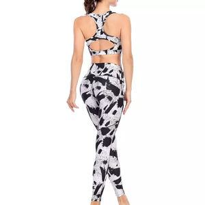 Conjunto de Yoga para Mujer de Diseño Perfecto, Transpirable y Cómodo, Alta Elasticidad, Impresión de Logotipo Personalizado, Conjunto de Yoga sin Costuras para Mujer - Product Image 5