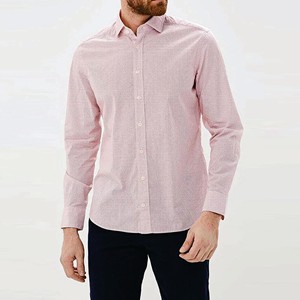 Camisas personalizadas informales de manga larga al por mayor a la moda de alta calidad para hombre camisa de manga larga - Product Image 4
