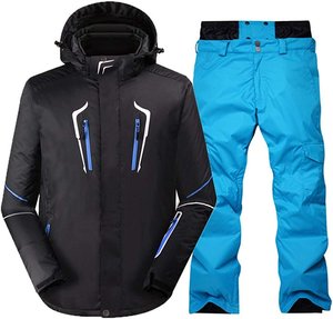 Traje de Esquí Térmico Impermeable para Hombre y Mujer |   Conjunto de Chaqueta y Pantalones de Snowboard para Invierno, Resistentes al Viento - Product Image 3