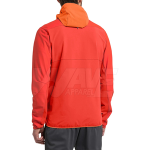 Men's Breathable <b>Mandarin</b> <b>Collar</b> Cotton Filled Long Sleeve Windbreaker <b>Jacket</b> Front Logo Custom Design OEM Service - Product Image 2