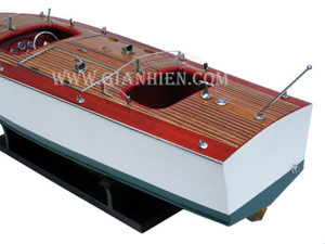 Gia Nhien Manufacturer Approve Custom Design Low MOQ MAE WEST RUNABOUT - <b>WOODEN</b> SPEED BOAT - Product Image 4