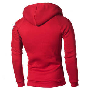 Sudadera con Capucha Gruesa con Cremallera y Forro Polar Bordado para Hombre y Mujer, 100% Algodón Transpirable - Product Image 2