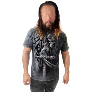 Camiseta de gran tamaño Boxy Fit con lavado ácido para hombre, Camiseta 100% de algodón de alta calidad con logotipo personalizado, imitación Vintage de alta calidad - Product Image 6