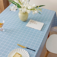Nappe en PVC imperméable 80x120cm, résistante à l'huile, sans lavage, en vinyle, rectangulaire, pour table basse