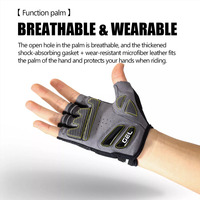 Guantes de Ciclismo de alta calidad Premium como guantes de bicicleta Almohadilla de gel Mitones de medio dedo Guantes Ropa deportiva Diseño personalizado