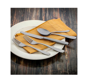 Tenedores y cucharas de postre de acero inoxidable Juego de 4 piezas Juego de cubiertos Cuchara de postre Precio al por mayor - Product Image 3