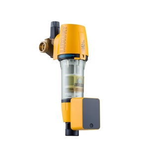 Système de filtre à eau rapide 316L SUS pour toute la maison 40 μm, pré-filtre à eau à contre-lavage et à décharge automatique, débit 8T/L, adoucisseur d'eau - Product Image 1