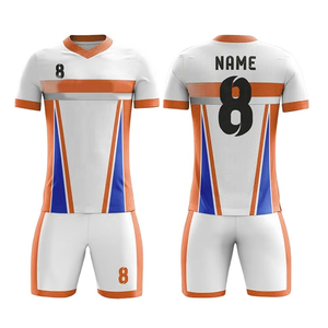 100% polyester respirant uniformes de football vêtements de football uniforme d'entraînement en gros uniformes vierges maillot de football maillot de football - Product Image 4