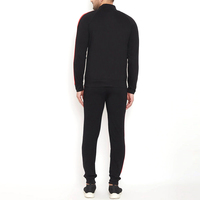 Ensemble de survêtement décontracté pour homme, couleur unie, délavé à l'acide, respirant et léger, pour la gym, la course et l'entraînement, avec veste zippée et pantalon de jogging, personnalisable OEM
