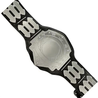 Qasaabco WWE-Legacy Title Belt Ceintures de lutte plaquées zinc personnalisées Boucles de championnat en cuir pour la ceinture d'art martial de boxe MMA