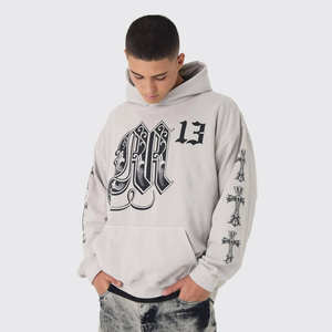 Sweats à capuche personnalisés de haute qualité 100% coton mélangé épais polaire à capuche poids lourd capuche unisexe Logo personnalisé hommes soleil délavé à capuche - Product Image 5
