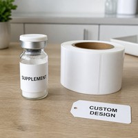 Étiquettes de bouteilles personnalisées imperméables, impression UV, adhésif puissant pour étiquettes d'emballage, différentes tailles, OEM, petit MOQ