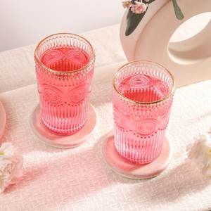 ชุดจานรองแก้วหินอ่อน 4 ชิ้น ทำด้วยมือจากหินธรรมชาติ สำหรับตกแต่งบ้าน - Product Image 5