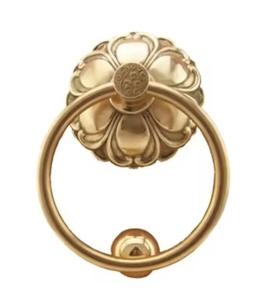 Aldaba de puerta de estilo europeo Premium en latón dorado, resistente a la corrosión, precio de fábrica para revendedores y alta calidad - Product Image 5