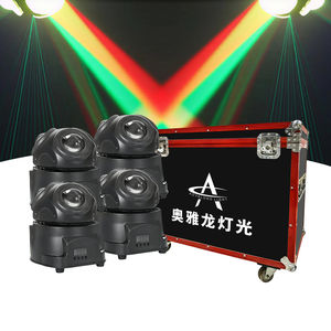 Luz Móvil de Cabeza con Haz de 100W, LED para Escenario, Láser Verde, Tira LED RGBW 4en1, Efecto de Luz para Discoteca, Conciertos, Espectáculos, Patrones para Fiestas y Escenarios - Product Image 5