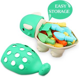 Jouets éducatifs pour enfants, tri, empilage, reconnaissance des couleurs, dinosaures - Product Image 3