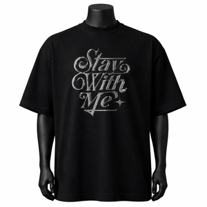 Camiseta Gráfica Extra Grande Personalizada OEM, Algodón de Alta Calidad, Negra, Estilo Urbano Informal, Camiseta Estampada al por Mayor para Hombre - Product Image 1