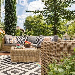 Chất lượng cao mây <span class=keywords><strong>sofa</strong></span> Set cho vườn và phòng khách chất lượng tốt wicker đồ gỗ ngoài trời - Product Image 2